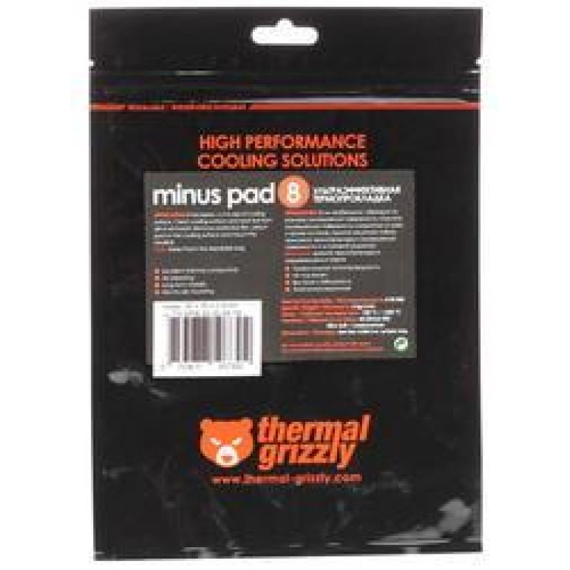 Thermal grizzly minus pad 8. Термопрокладка Thermal Grizzly Minus Pad 8 -30x30x0,5 mm TG-mp8-30-30-05-1r 507302. Термопрокладка Thermal Grizzly Minus Pad 8 TG-mp8-120-20-20-1r. Термопрокладка Thermal Grizzly Minus Pad 8. Термопрокладка Thermal Grizzly Minus Pad 8 - 30x30x1.5.