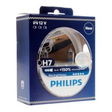 Галогеновая лампа Philips 12 В, H7, 55 Вт, Racing Vision [блистер 2 шт] 12972RVS2