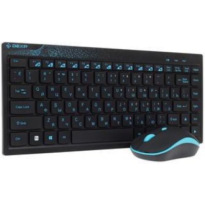 Клавиатура+мышь DEXP KM-1005BU, Комплекты клавиатура+мышь, BT-1144473