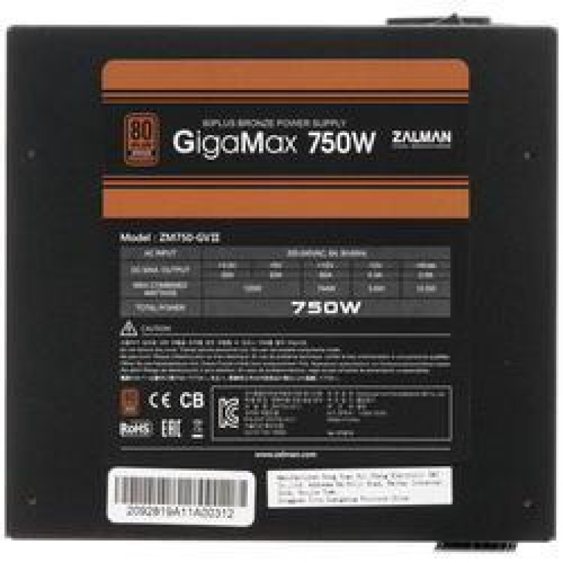 Gigamax 750w zalman схема