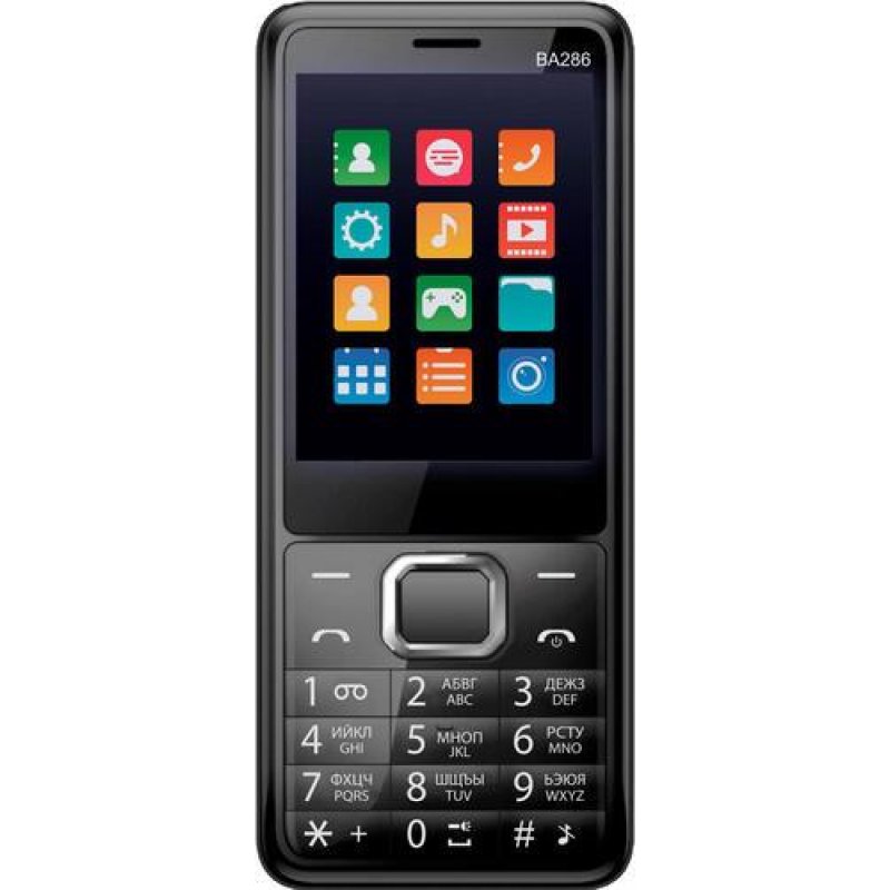 Сотовый телефон Finepower BA286 черный, Сотовые телефоны, BT-4744505.