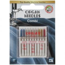 Иглы для швейных машин ORGAN 10/COMBI Blister 5111000BL