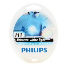 Галогеновая лампа Philips 12 В, H1, 55 Вт, DiamondVision 5000 K