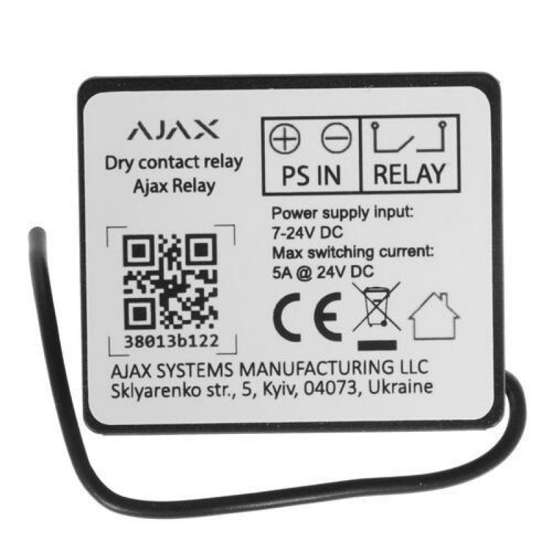 Схема подключения ajax relay