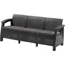 Cкамья Corfu love seat max graphite