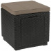 Пуф Cube brn + cus warm taupe, BT-5318996