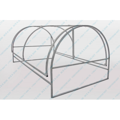 Парник Бабочка, 2 метра, с саморезами и поликарбонатом Полигаль "Стандарт"