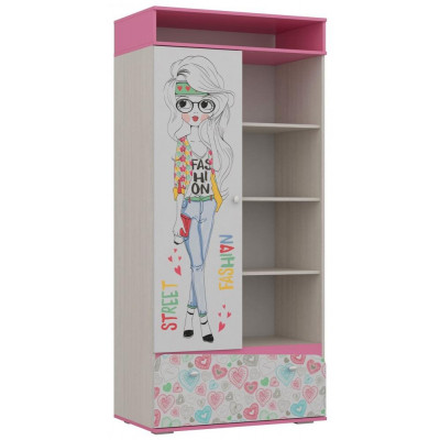 Шкаф для детской "Алиса-2", VM0057